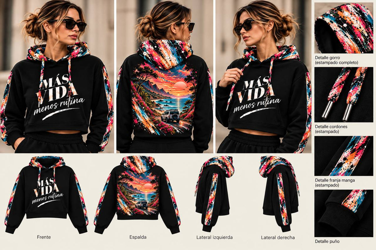 Hoodie Mas Vida