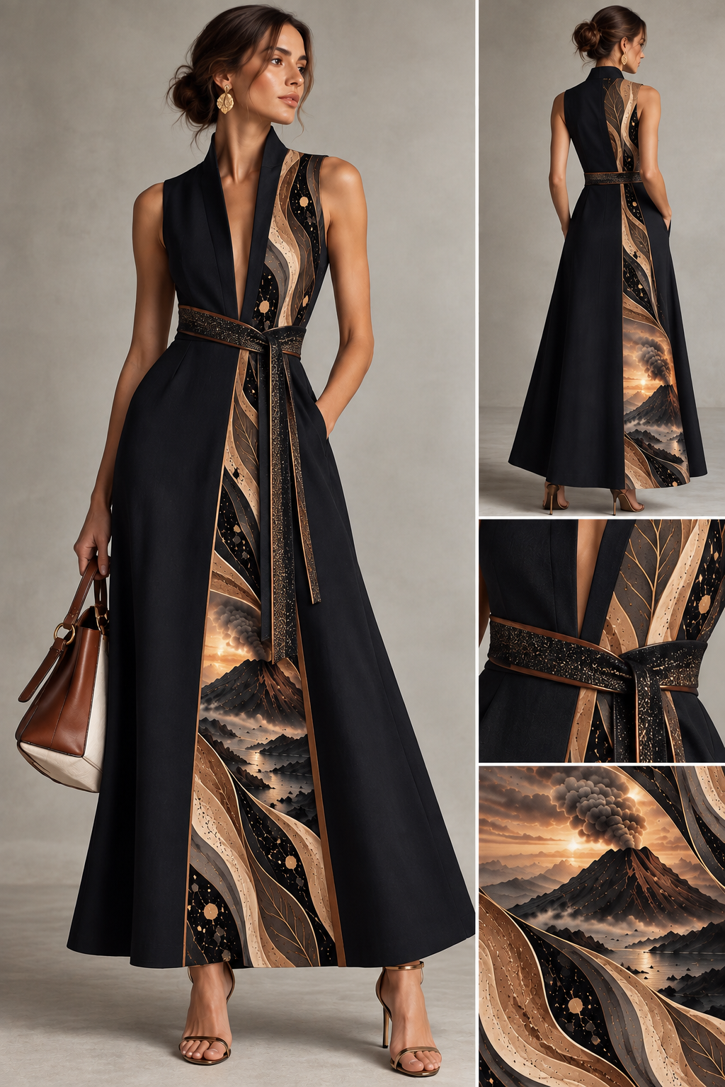 Vestido volcán