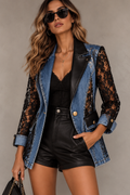Chaqueta con estampado exclusiva