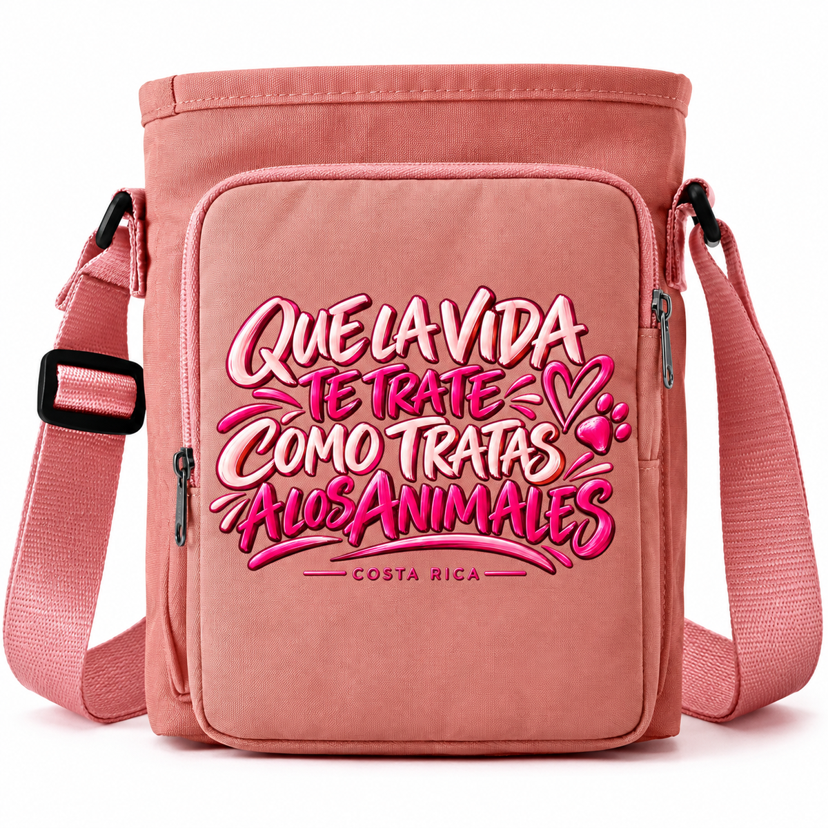 Bolso pink animales