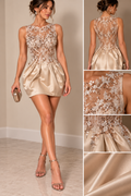 Vestido golden Luma
