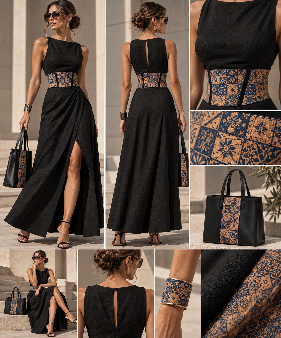 Vestido tela bambú