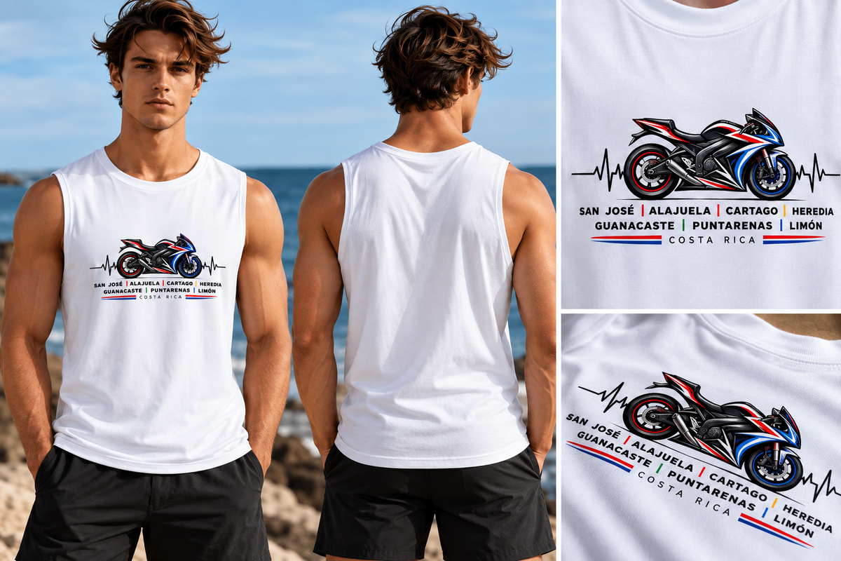 Camisa hombre moto